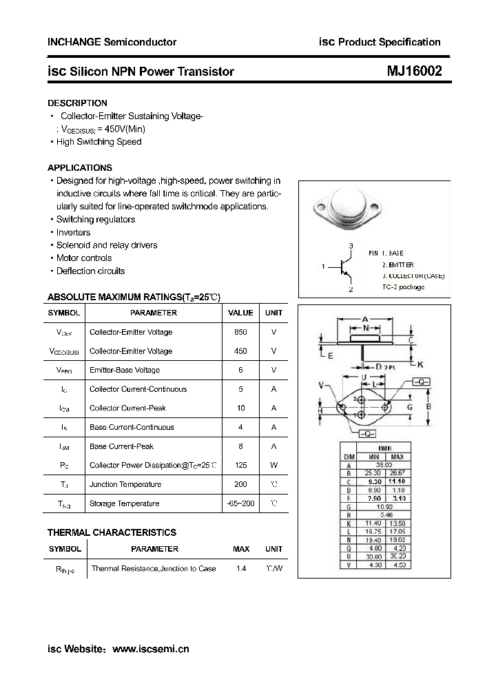 MJ16002_7897783.PDF Datasheet