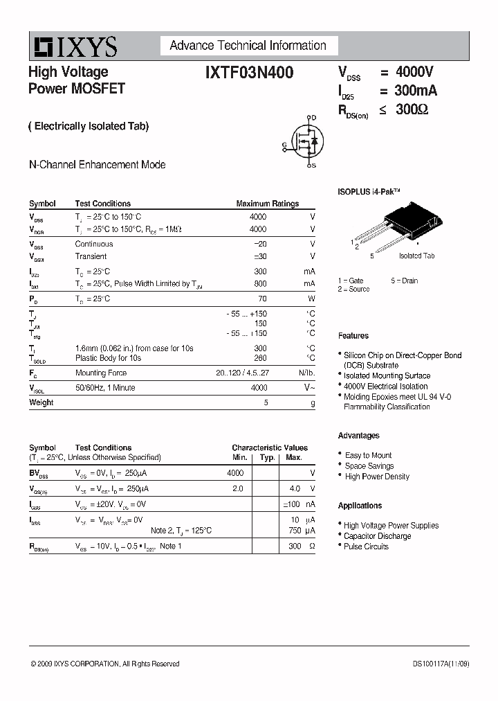 IXTF03N400_7896947.PDF Datasheet