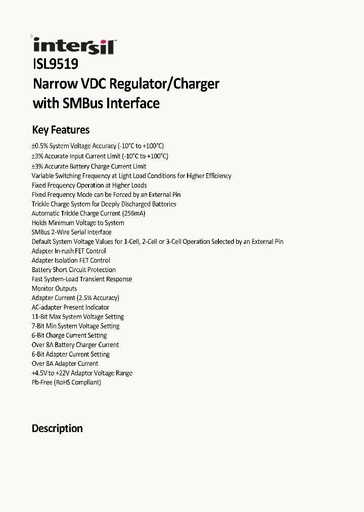 ISL9519IRTZ_7897436.PDF Datasheet