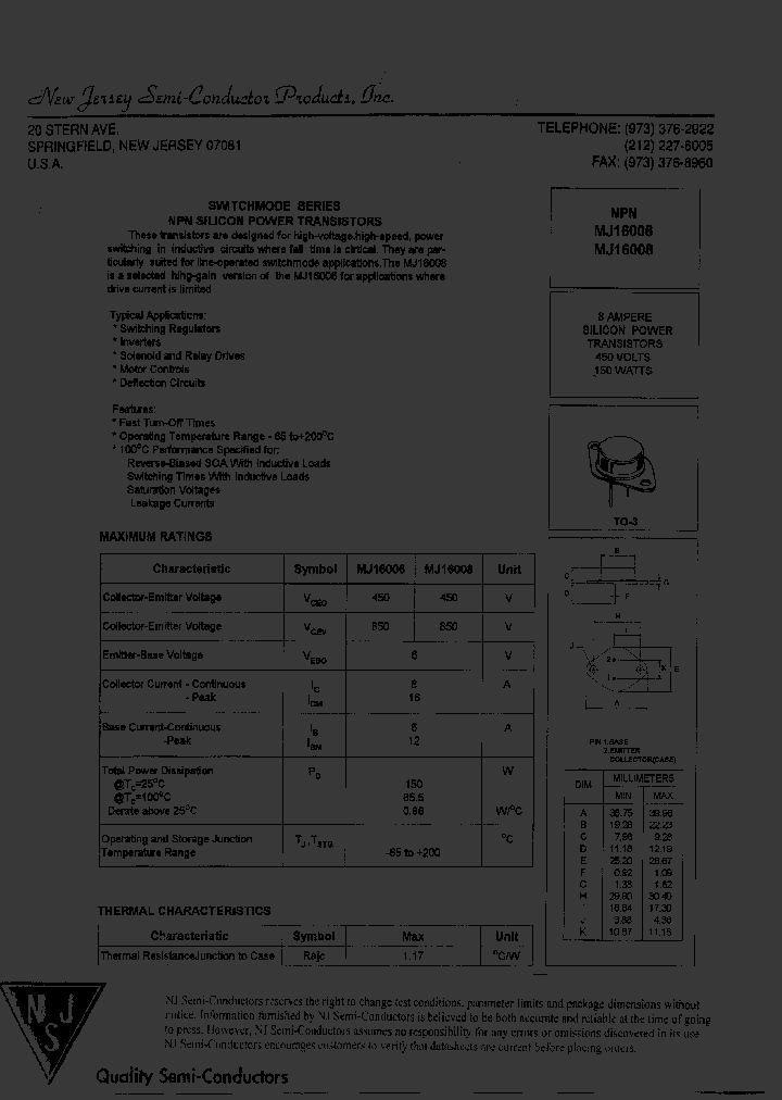 MJ16006_7897788.PDF Datasheet