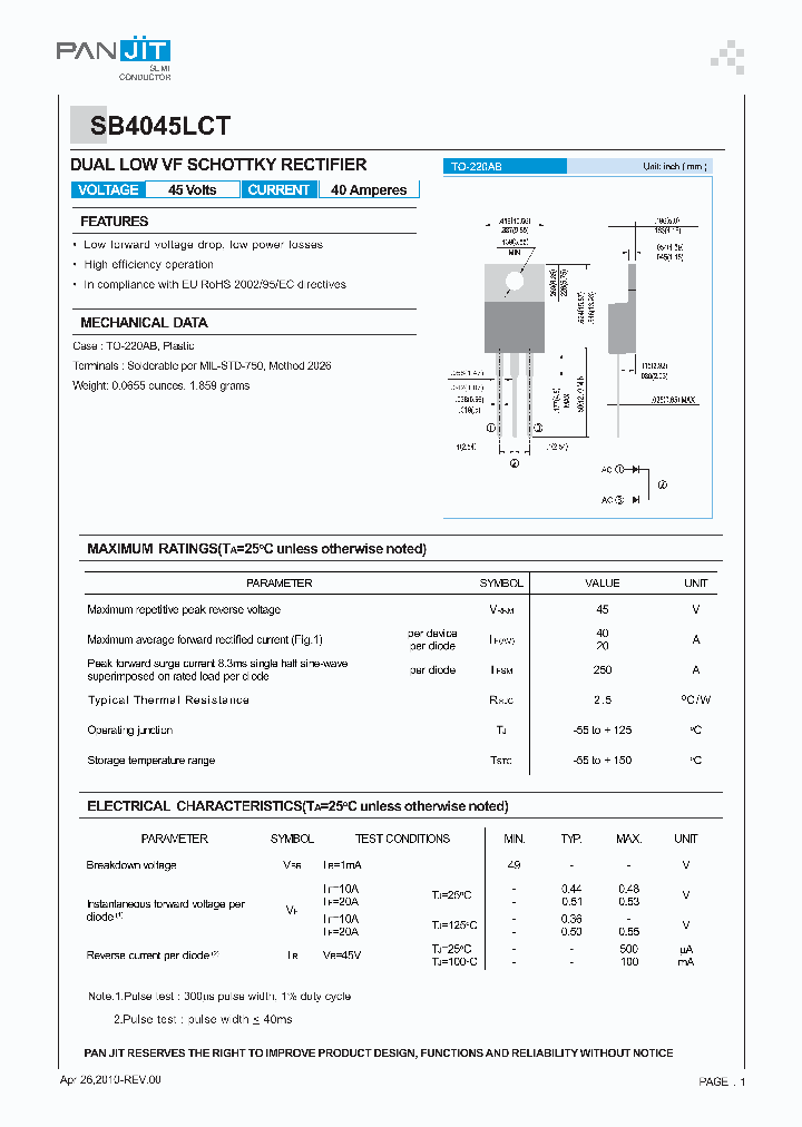SB4045LCT_7899023.PDF Datasheet