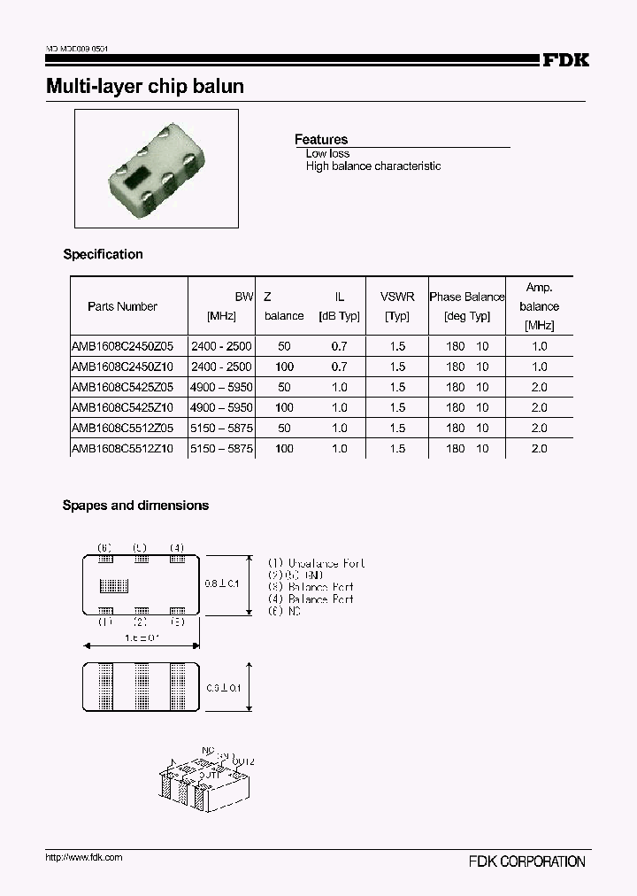 AMB1608C2450Z10_7899589.PDF Datasheet