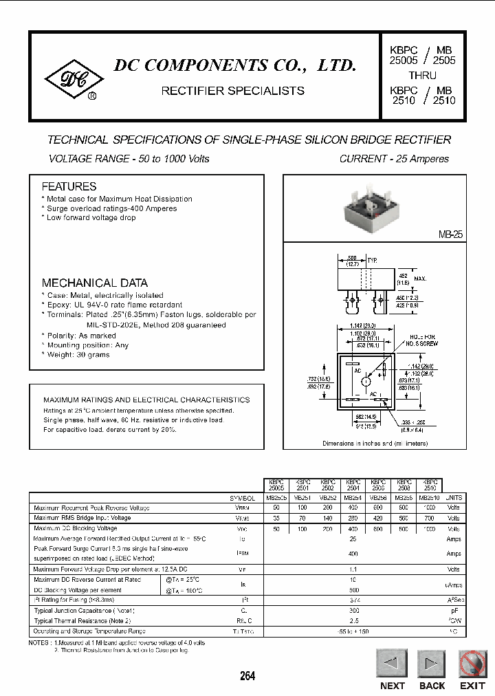 KBPC2510_7902283.PDF Datasheet