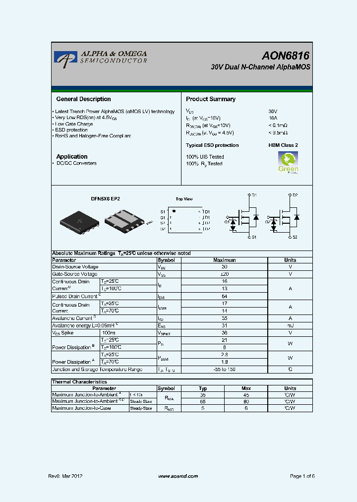AON6816_7903519.PDF Datasheet