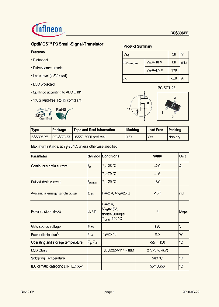 BSS308PE_7903859.PDF Datasheet