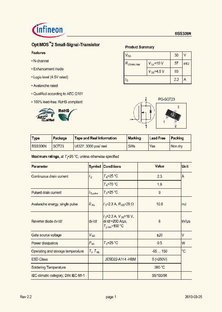BSS306N_7903861.PDF Datasheet