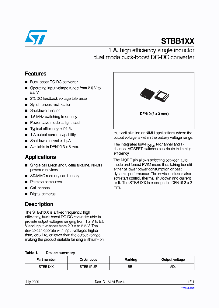 STBB1-33PUR_7905487.PDF Datasheet