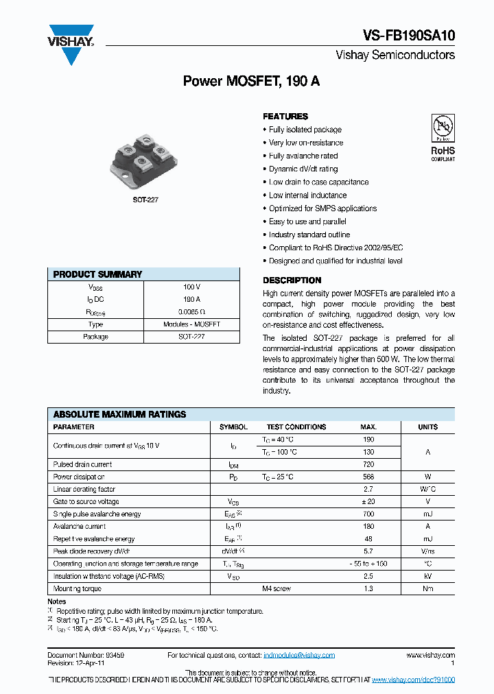 FB190SA10_7905355.PDF Datasheet