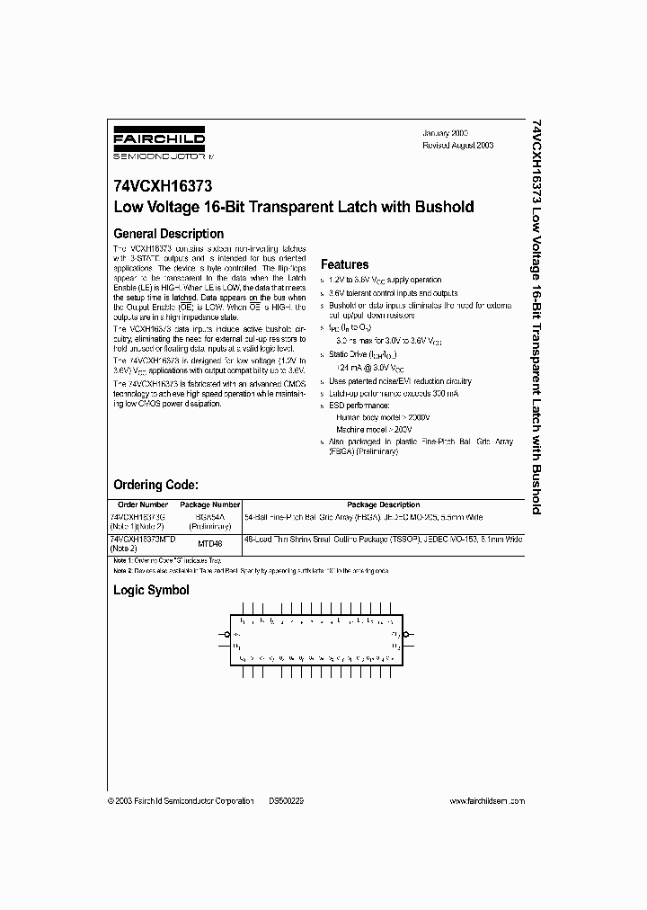 74VCXH16373MTDX_7907341.PDF Datasheet
