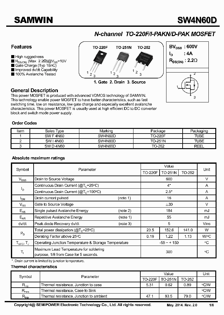 SW4N60D_7905911.PDF Datasheet