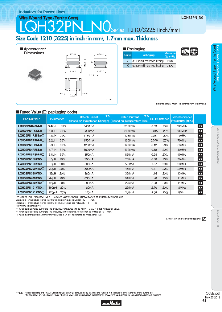 LQH32PN1R0NN0L_7784945.PDF Datasheet