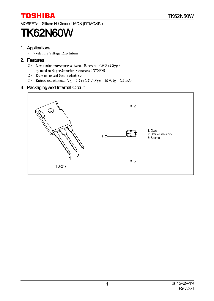 TK62N60W_7906438.PDF Datasheet