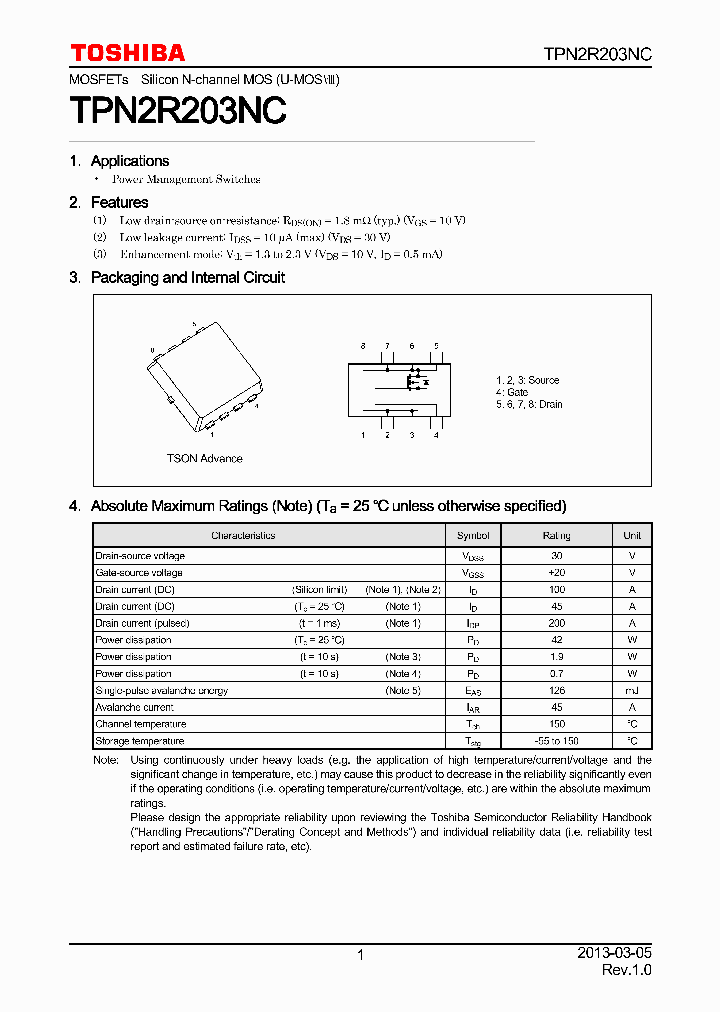 TPN2R203NC_7907465.PDF Datasheet