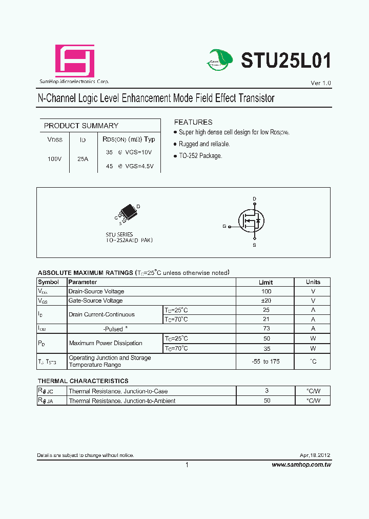 STU25L01_7785343.PDF Datasheet
