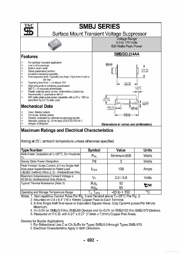SMBJ40_7781534.PDF Datasheet