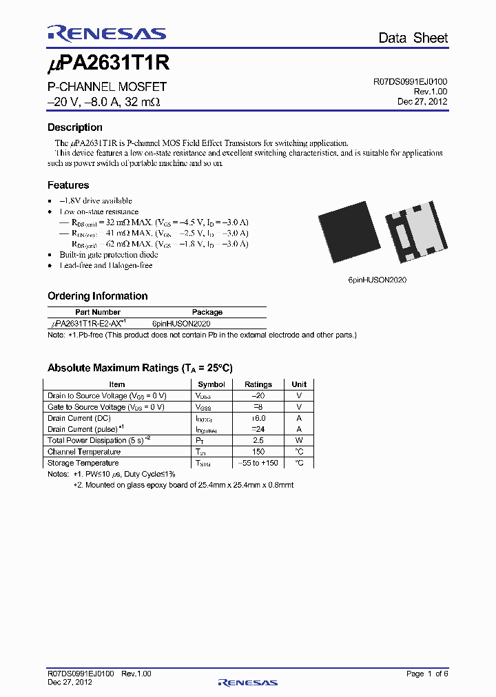 UPA2631T1R_7910798.PDF Datasheet
