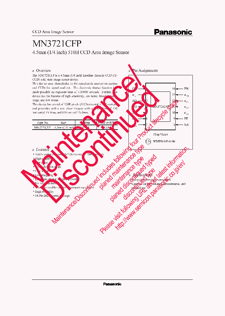 MN3721CFP_7911898.PDF Datasheet