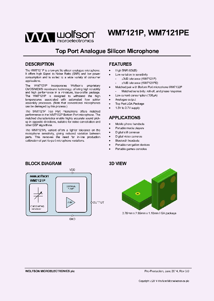 WM7121P_7912455.PDF Datasheet