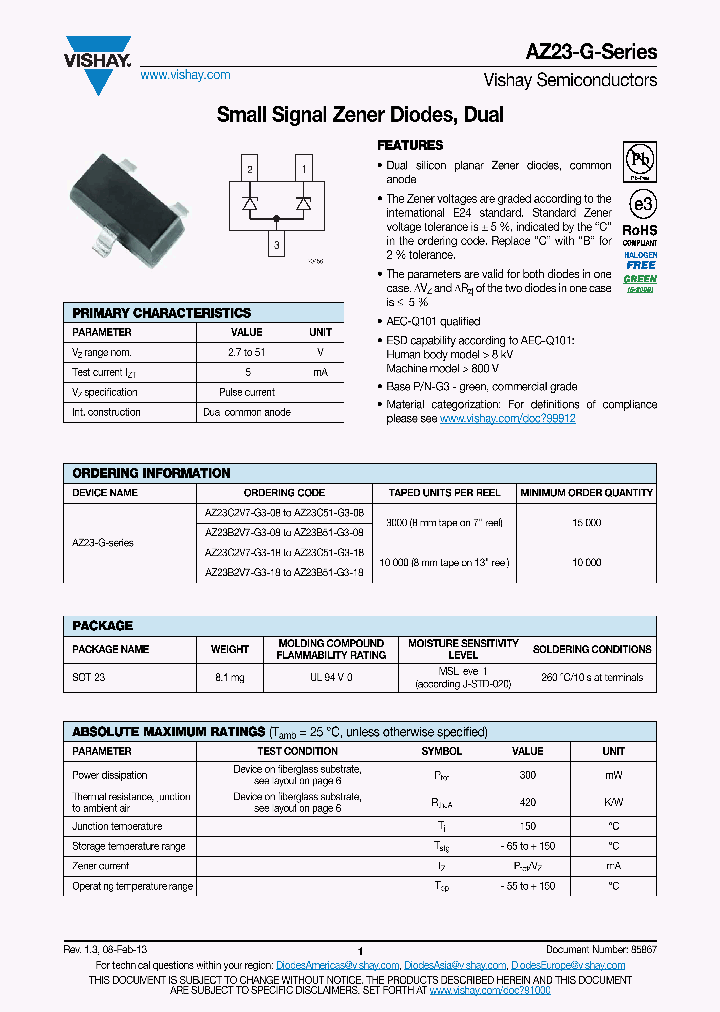 AZ23C39-V-GS08_7912886.PDF Datasheet