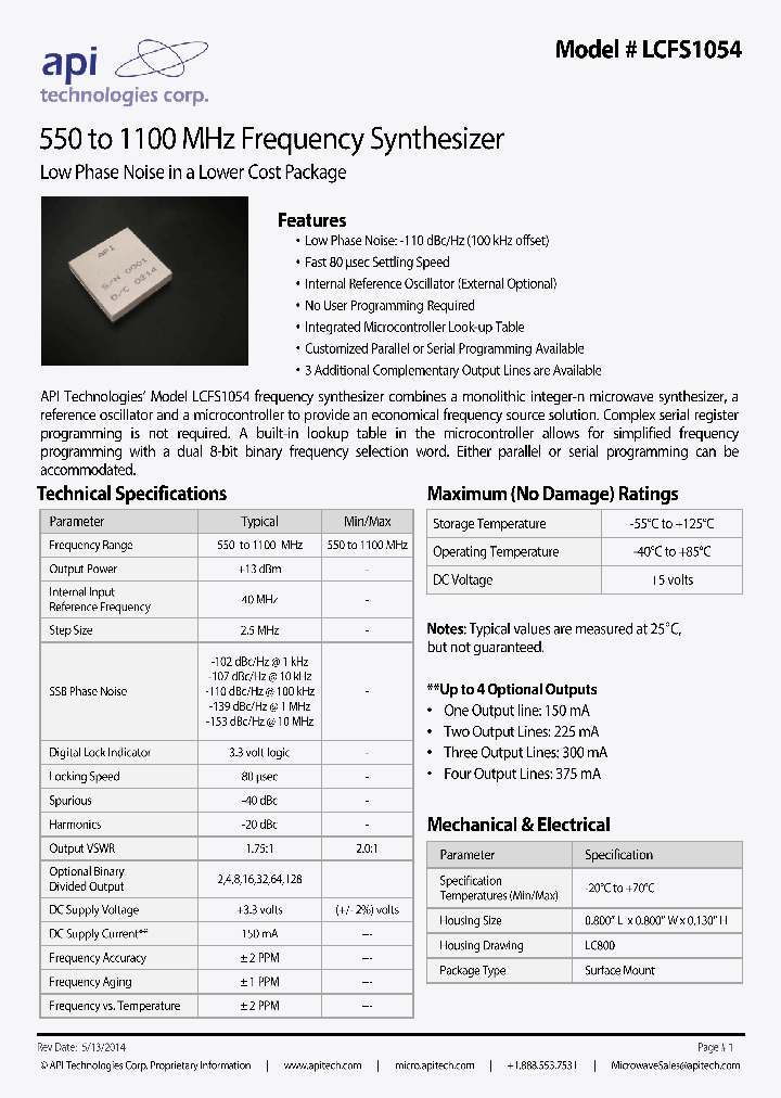 LCFS1054_7786218.PDF Datasheet