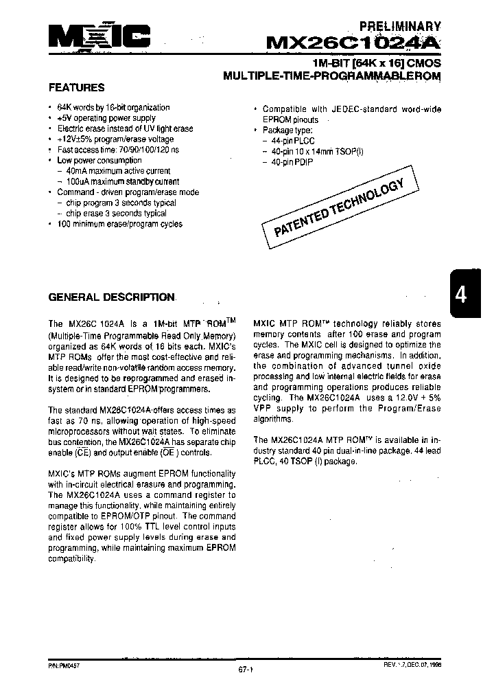 MX26C1024AQC-10_7914814.PDF Datasheet