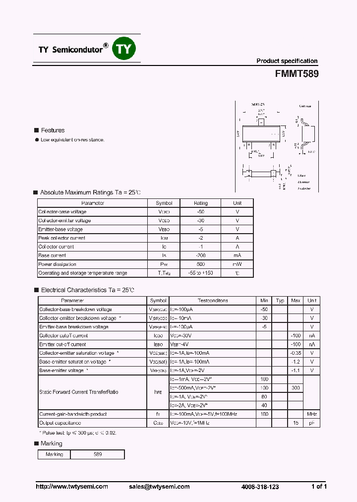 FMMT589_7916954.PDF Datasheet