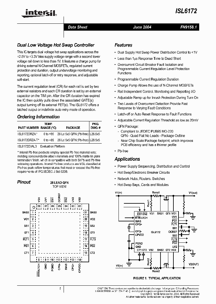 ISL6172_7917415.PDF Datasheet