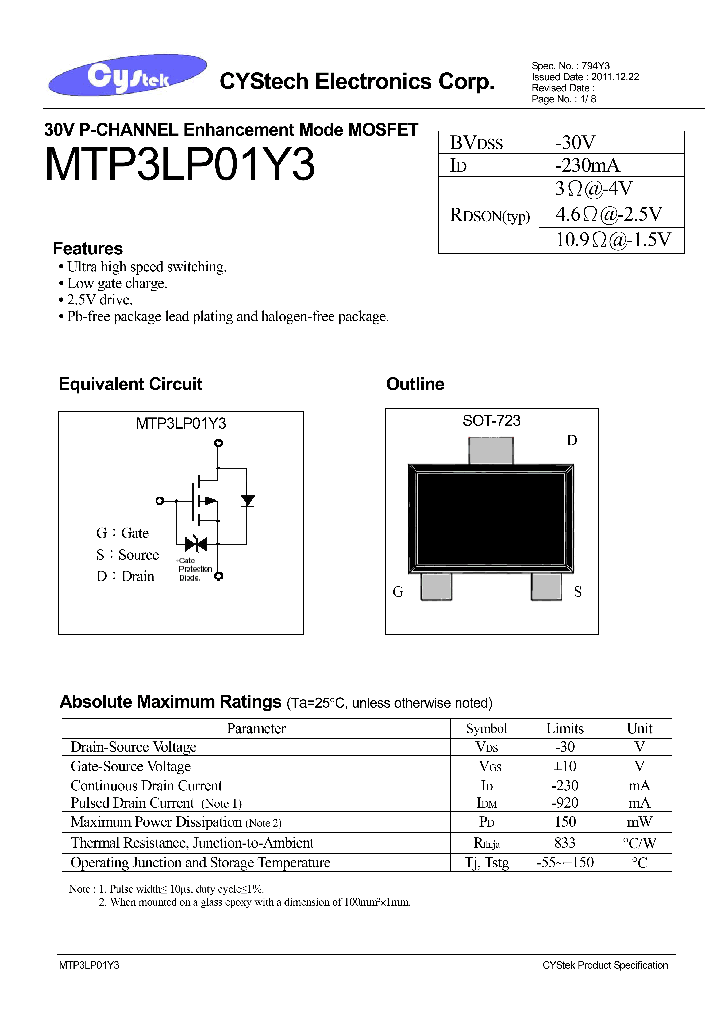 MTP3LP01Y3_7785446.PDF Datasheet