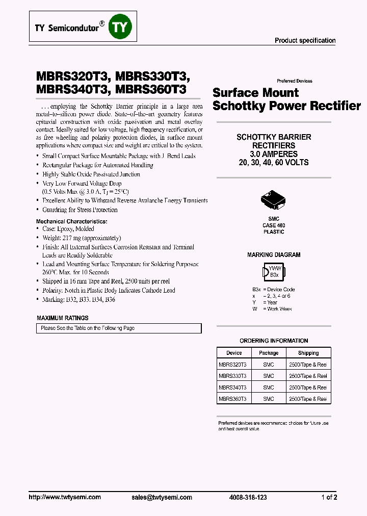 MBRS330T3_7919530.PDF Datasheet