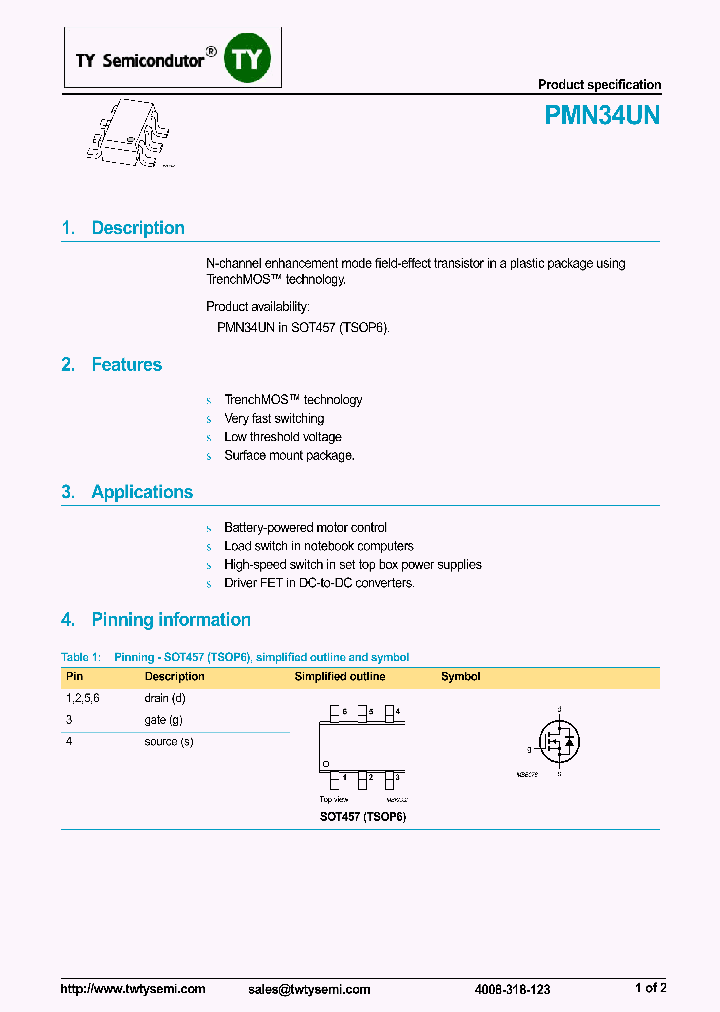 PMN34UN_7919192.PDF Datasheet