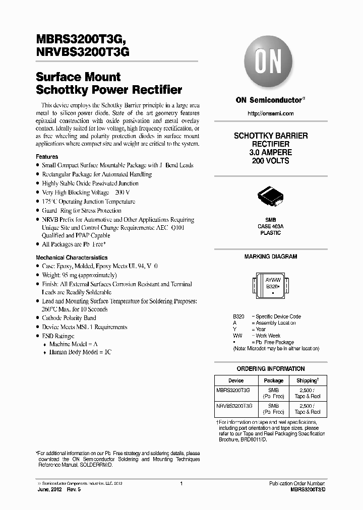 MBRS3200T3_7920286.PDF Datasheet