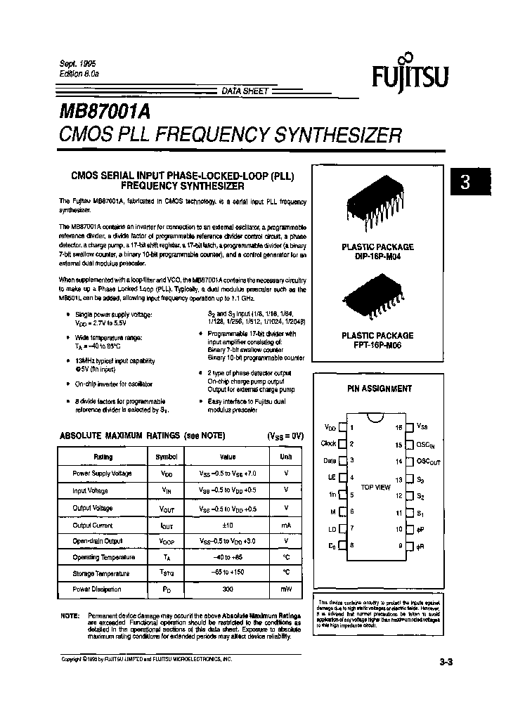 MB87001APF_7919797.PDF Datasheet