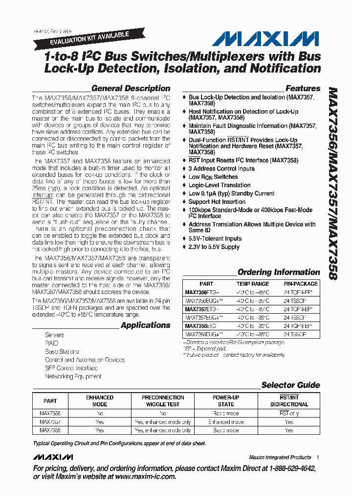MAX7358EUG_7918830.PDF Datasheet