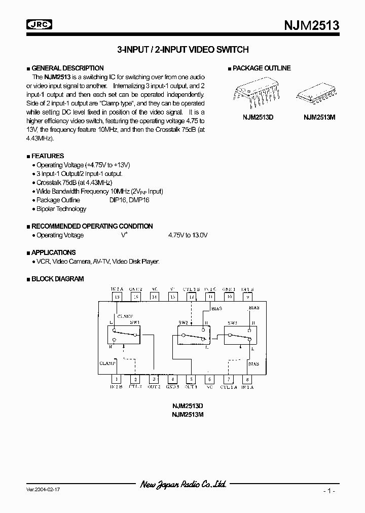 NJM2513D_7921114.PDF Datasheet