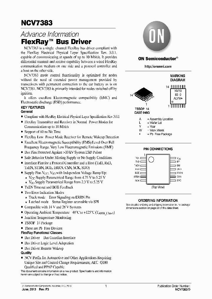 NCV7383_7921717.PDF Datasheet