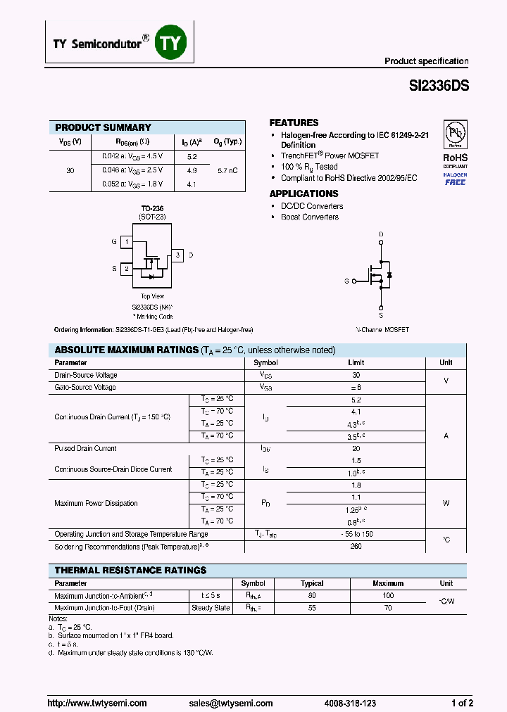 SI2336DS_7921283.PDF Datasheet
