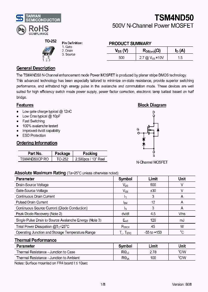 TSM4ND50_7921297.PDF Datasheet
