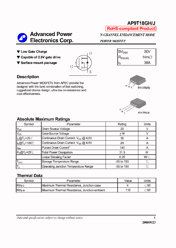 AP9T18GH14_7921870.PDF Datasheet