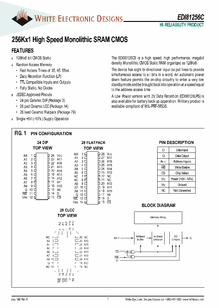 EDI81256C35FC_7922424.PDF Datasheet