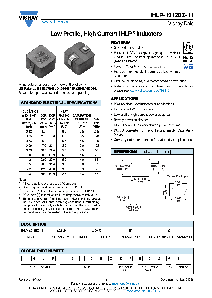 IHLP1212BZER1R5M11_7922535.PDF Datasheet
