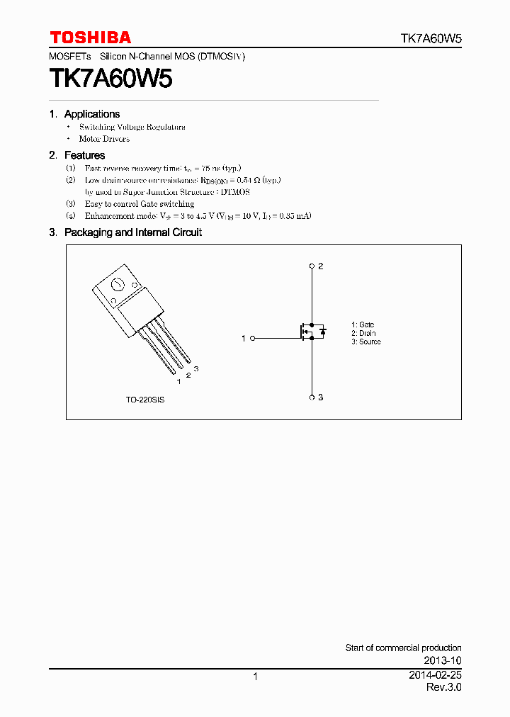 TK7A60W5_7924330.PDF Datasheet