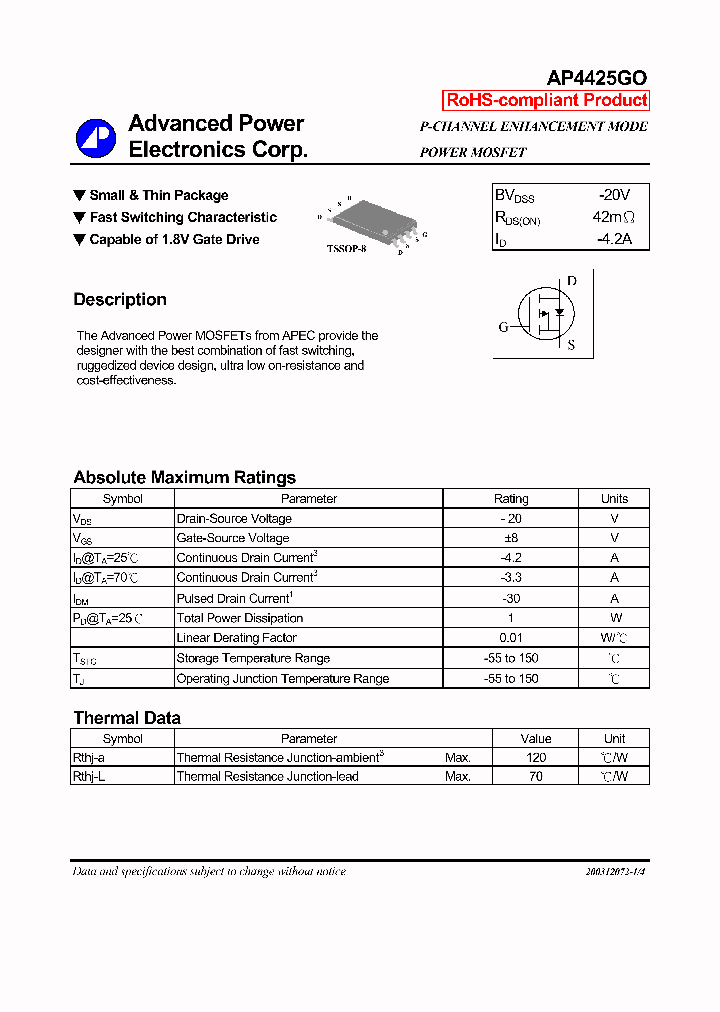 AP4425GO14_7924380.PDF Datasheet