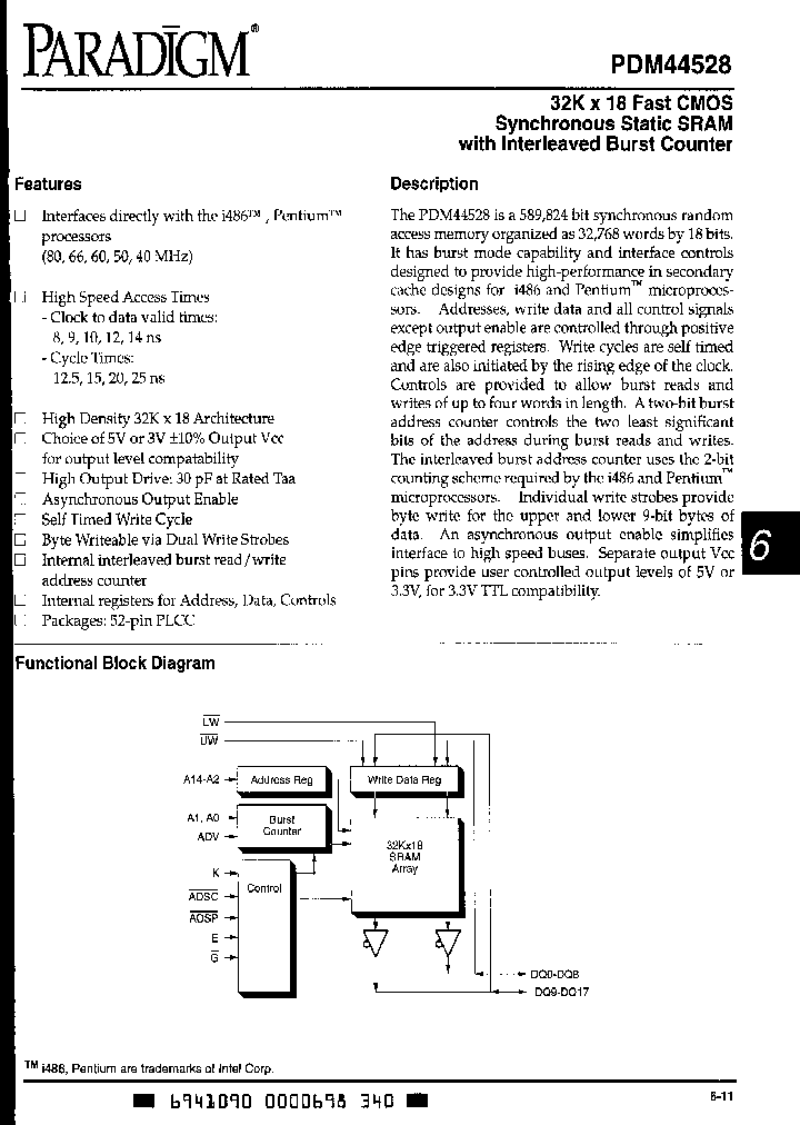 PDM44528S12JI_7924523.PDF Datasheet