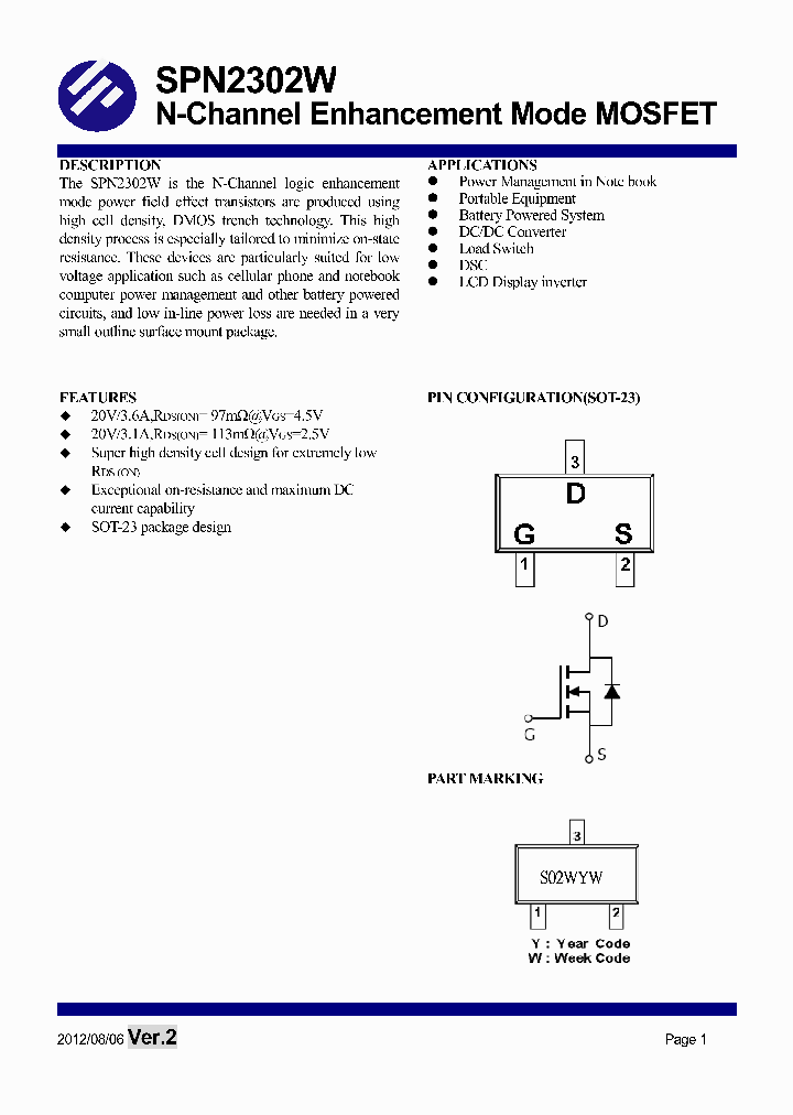 SPN2302W_7925749.PDF Datasheet