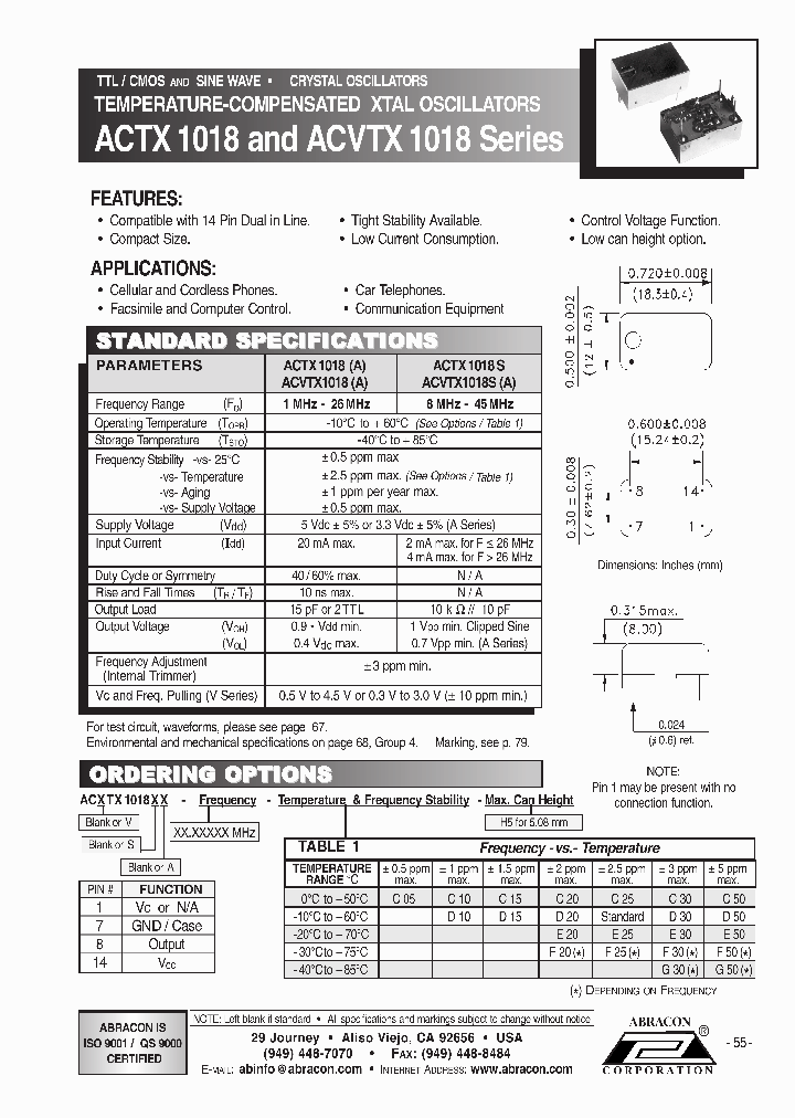 ACTX1018A-FREQ-C10-H5-OUT23_7926232.PDF Datasheet