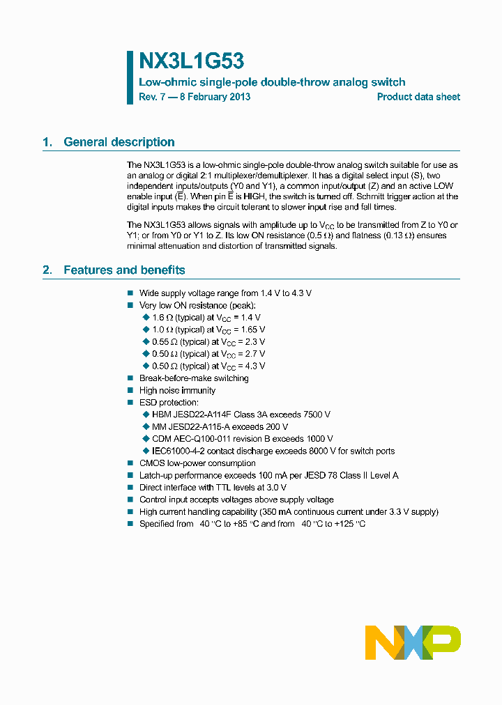 NX3L1G53GM_7926479.PDF Datasheet