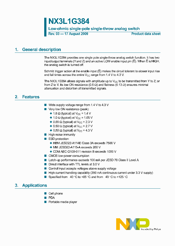 NX3L1G384GM_7926522.PDF Datasheet