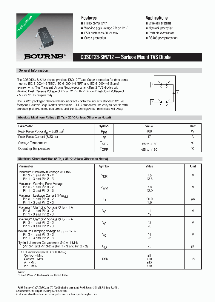 CDSOT23-SM712_7926625.PDF Datasheet
