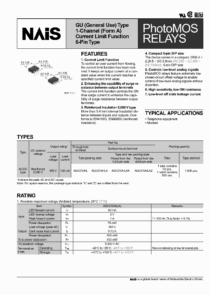AQV210HL_7927176.PDF Datasheet