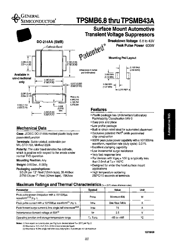 TPSMB20A2_7927299.PDF Datasheet
